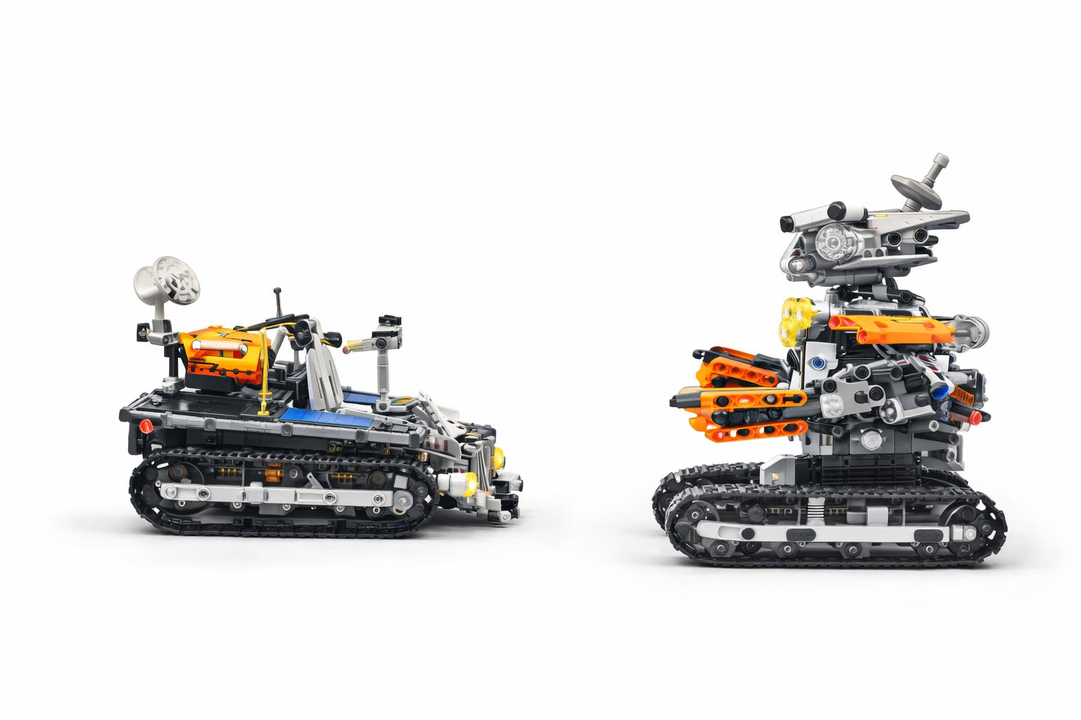 STEM Robotų Konstruktorius 2-in-1 su nuotolinio valdymo pulteliu ir programėle (739 det.)