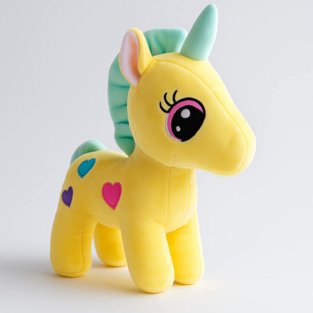 Minkštas pliušinis vienaragis vaikams