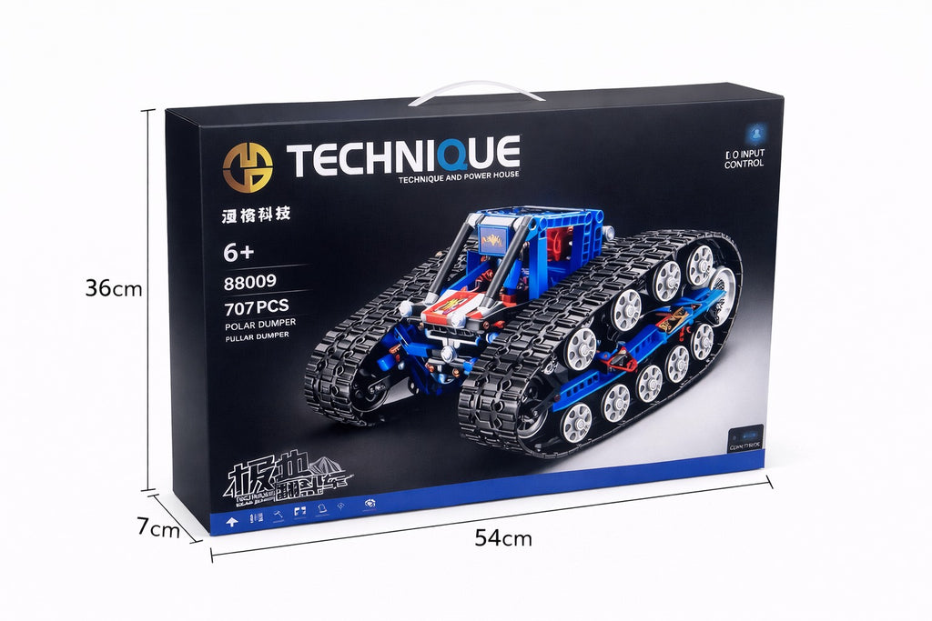 TECHNIQUE „Pular Dumper“ techninis konstruktorius (707 detalės).