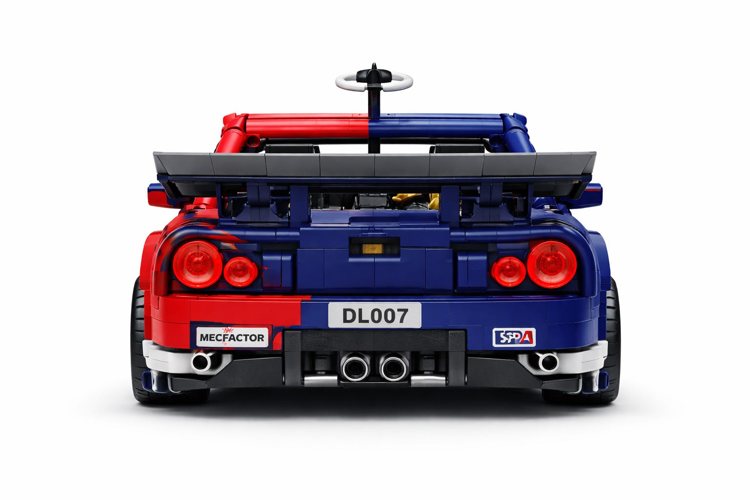 MecFactor „Extreme Tax Rally“ – didelis ralio automobilio konstruktorius vaikams (1304 detalės)