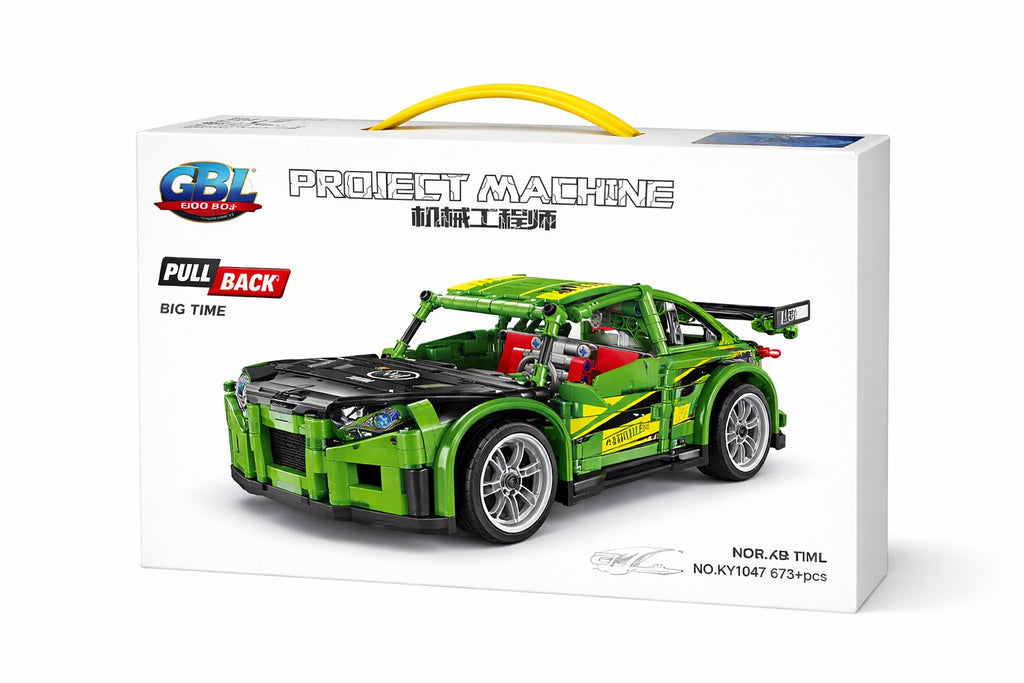Sportinis „Project Machine“ automobilis – konstruktorius (673 detalės)