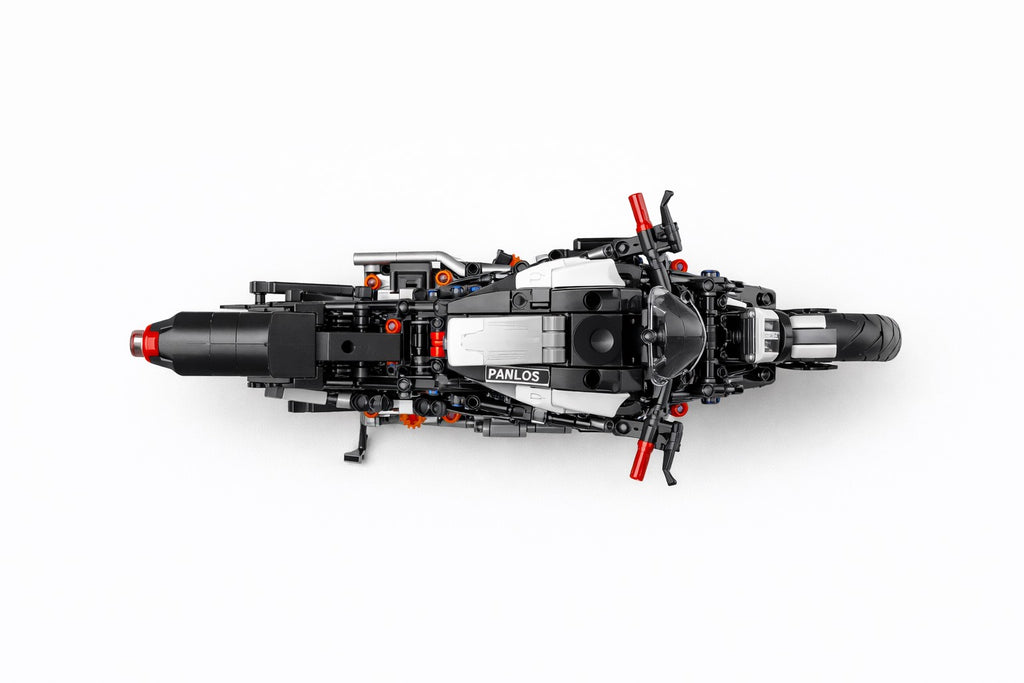 Sportinis motociklas „Rapid Motorbike“ – techninis konstruktorius (827 detalės)