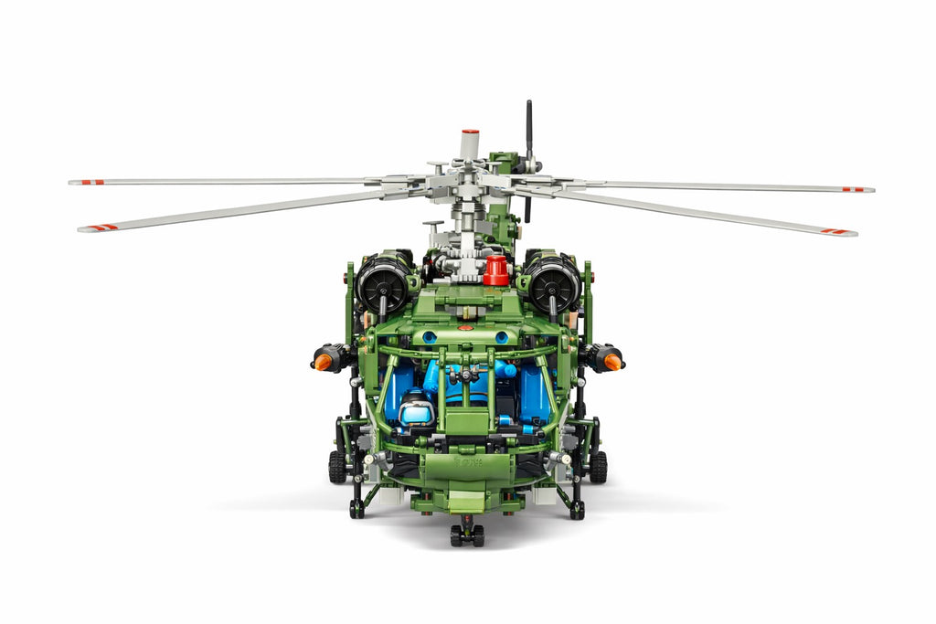 Karinis sraigtasparnis „Helicopter 27“ – konstruktorius (1800 detalių)