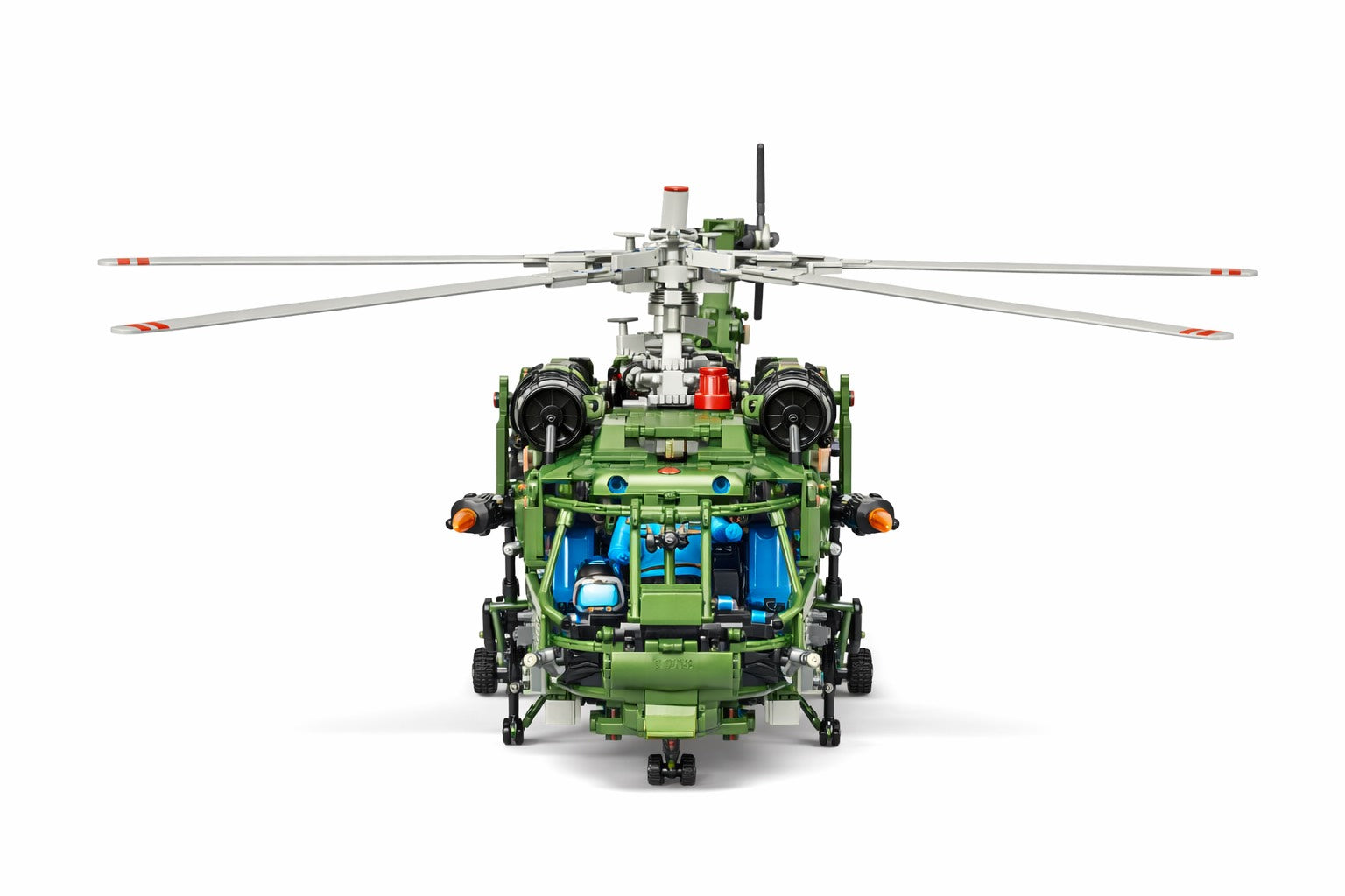 Karinis sraigtasparnis „Helicopter 27“ – konstruktorius (1800 detalių)