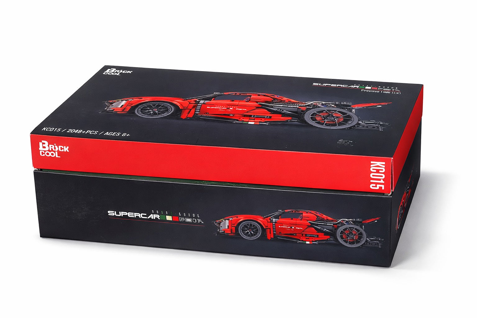 Supercar Pro lenktyninis automobilis – konstruktorius (2048 detalės)