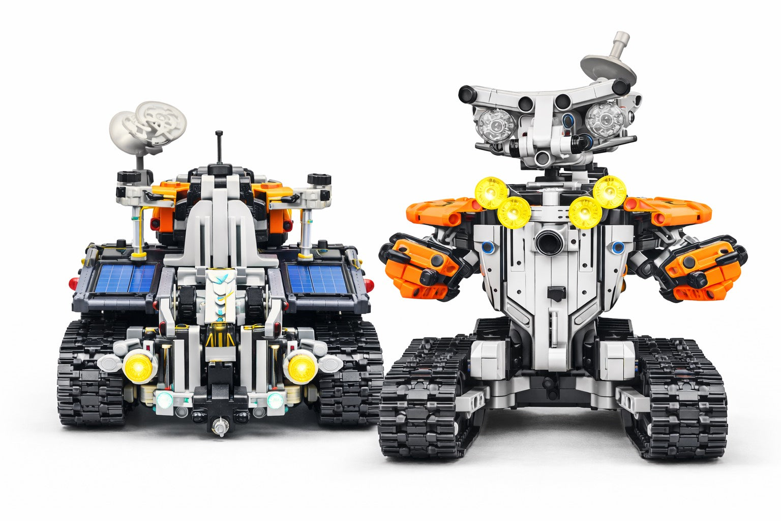 STEM Robotų Konstruktorius 2-in-1 su nuotolinio valdymo pulteliu ir programėle (739 det.)