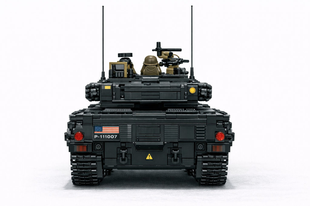 Leopard 2 pagrindinis kovos tankas – premium konstruktorius (1747 detalės)