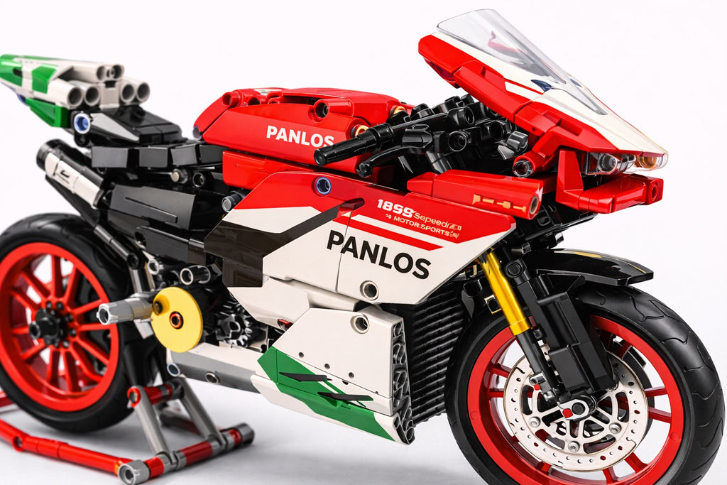 CHIC BLOCK Rapid sportinis motociklas – 803 detalių konstruktorius