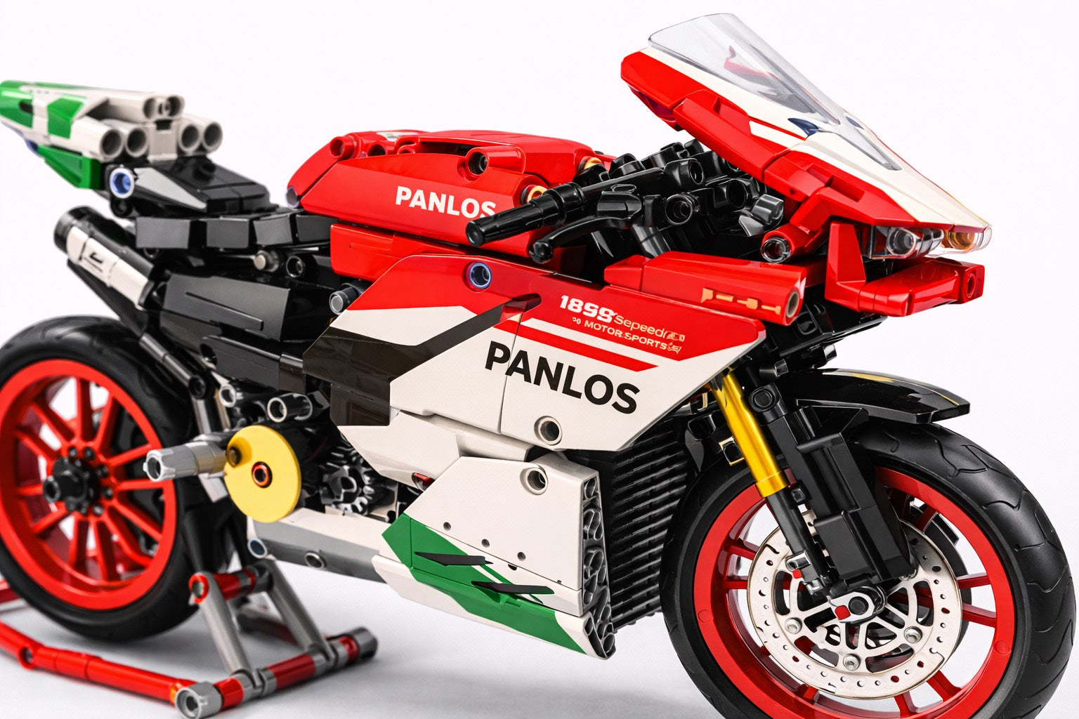 CHIC BLOCK Rapid sportinis motociklas – 803 detalių konstruktorius