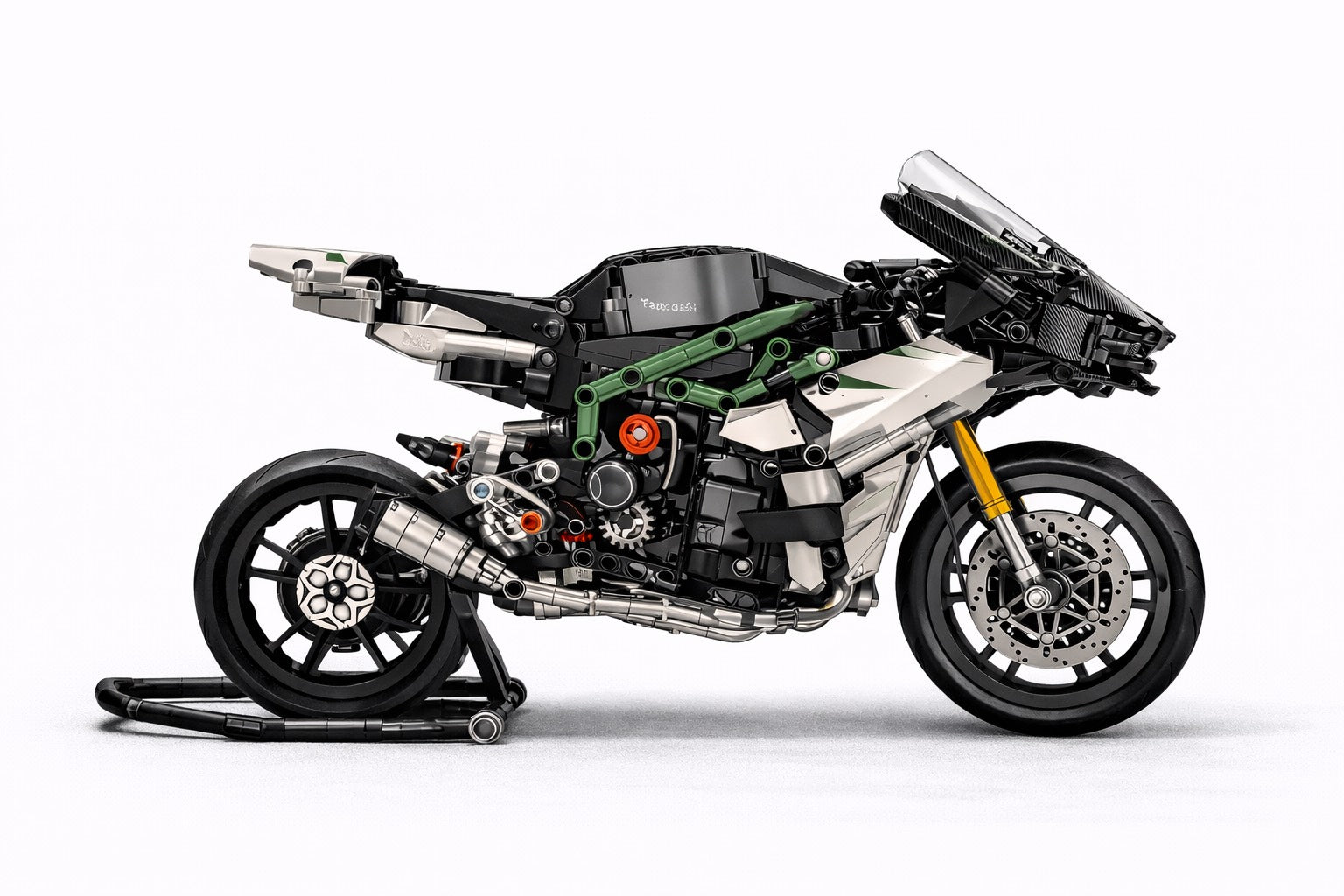 CHIC BLOCK Rapid sportinis motociklas – konstruktorius (858 detalės)