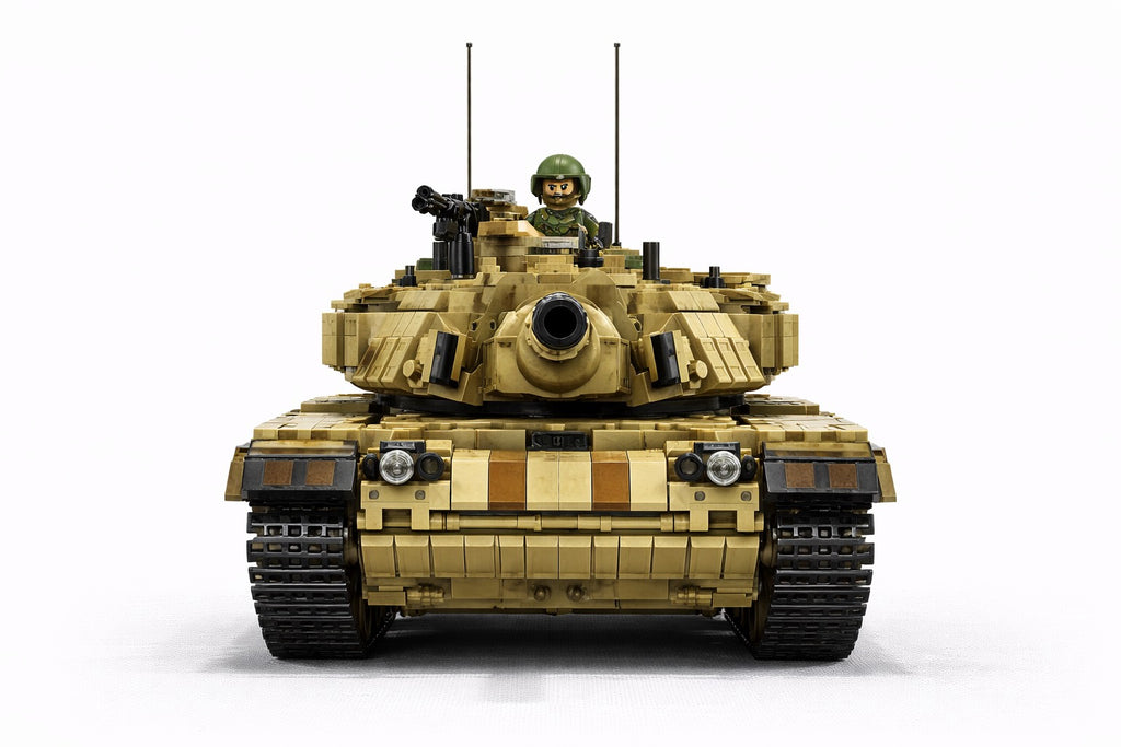 M60 Magach kovinis tankas – techninis konstruktorius (1753 detalės)