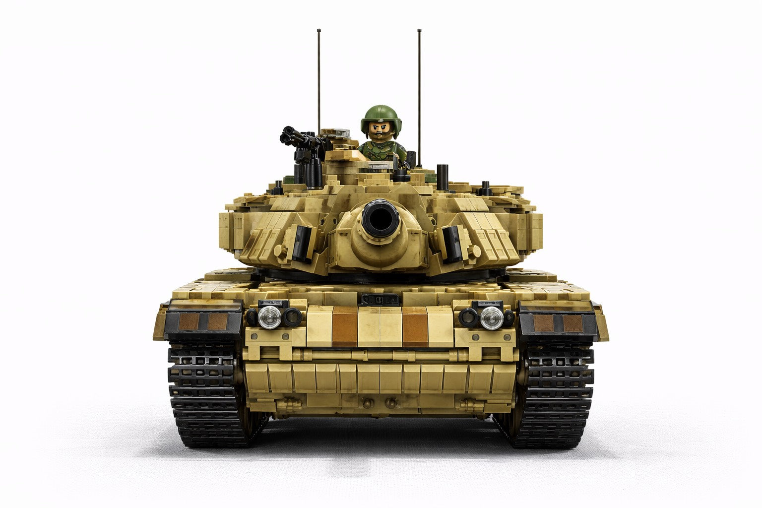 M60 Magach kovinis tankas – techninis konstruktorius (1753 detalės)