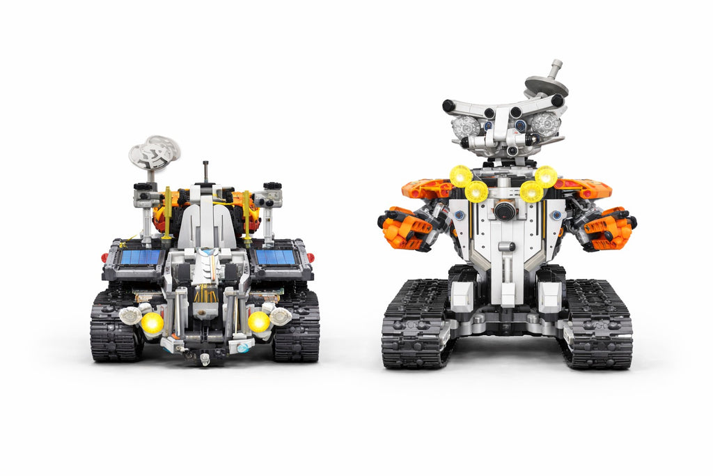 STEM Robotų Konstruktorius 2-in-1 su nuotolinio valdymo pulteliu ir programėle (739 det.)