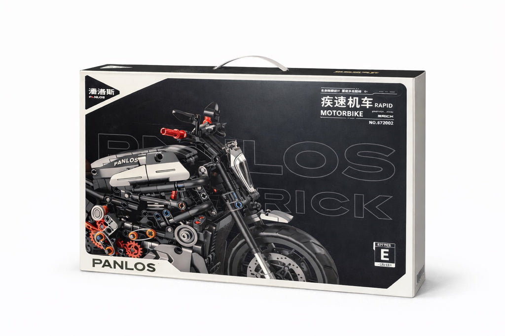 Sportinis motociklas „Rapid Motorbike“ – techninis konstruktorius (827 detalės)