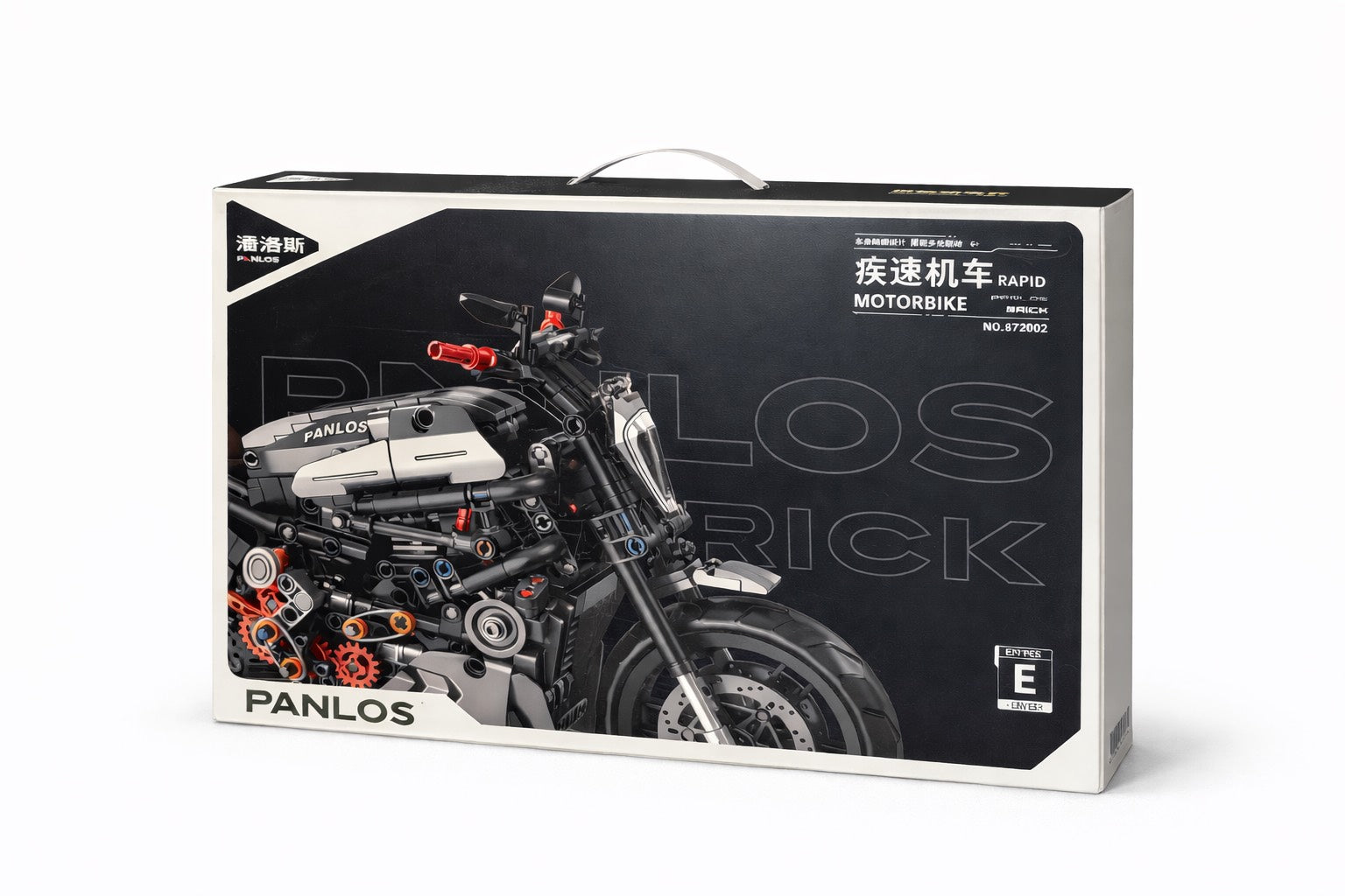 Sportinis motociklas „Rapid Motorbike“ – techninis konstruktorius (827 detalės)