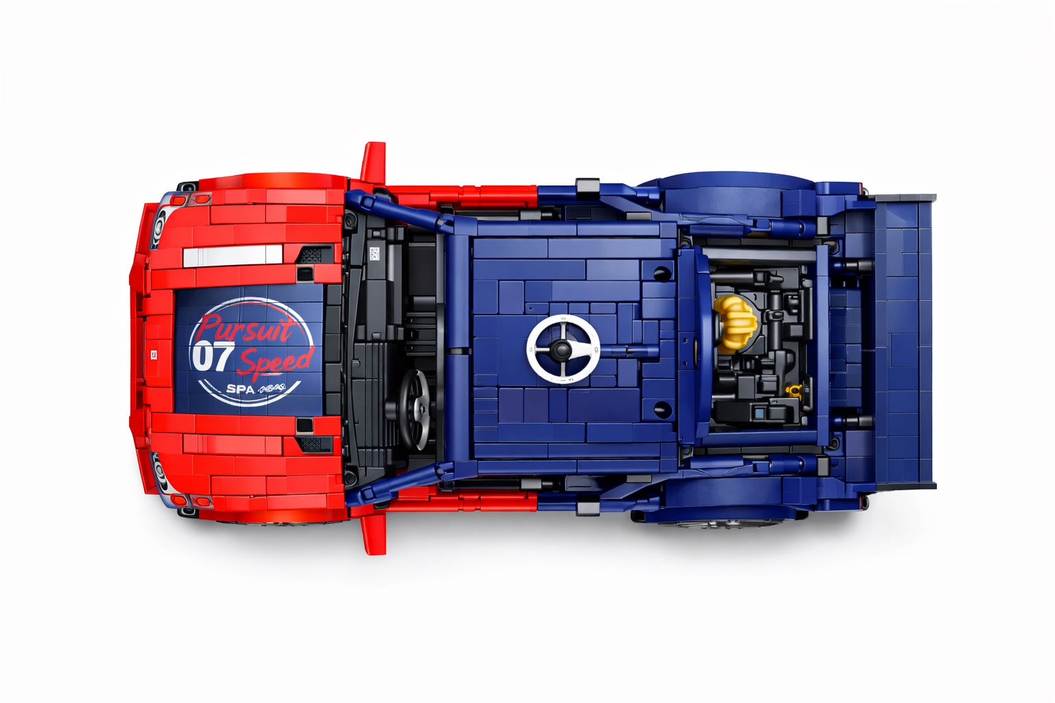 MecFactor „Extreme Tax Rally“ – didelis ralio automobilio konstruktorius vaikams (1304 detalės)