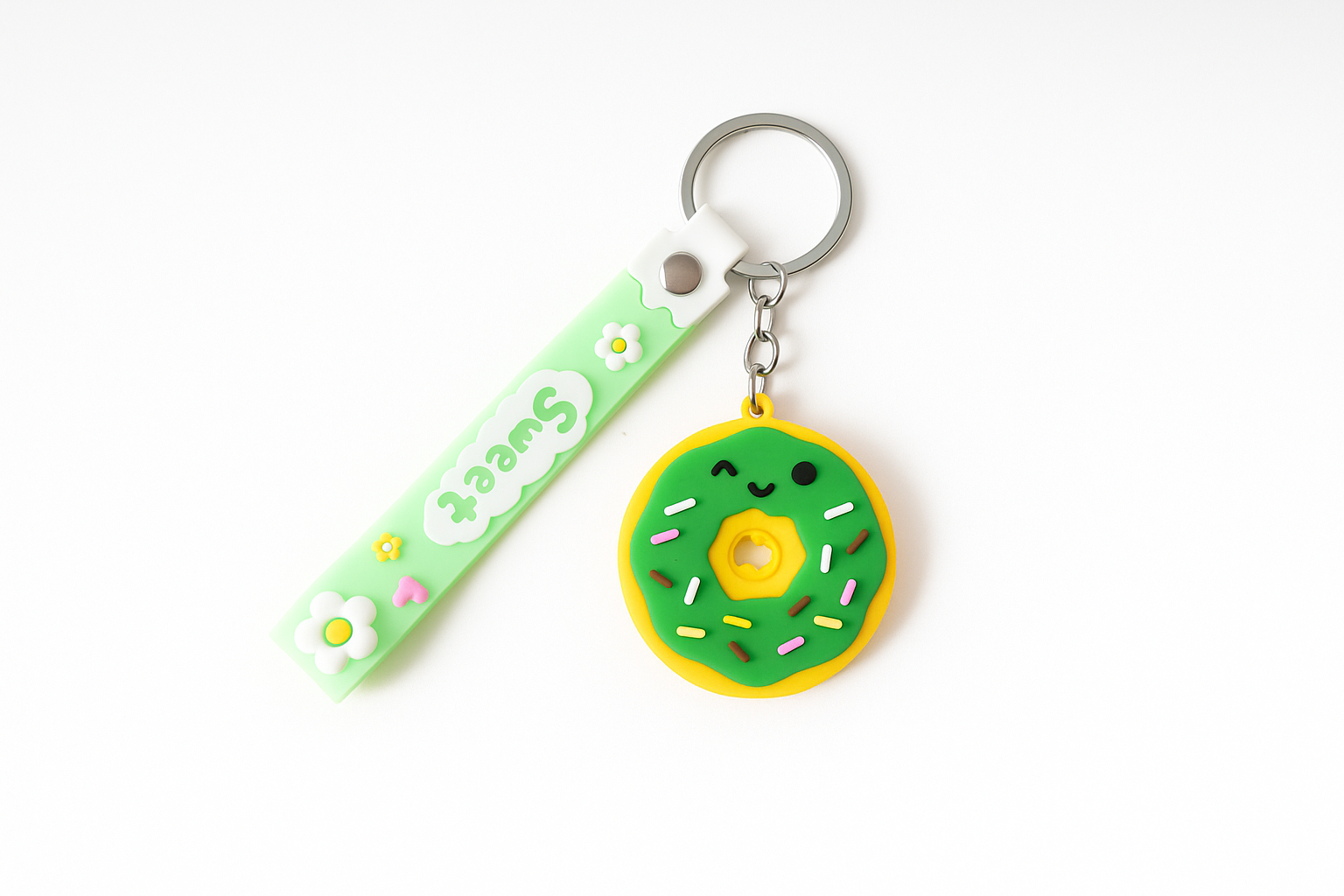 Žalias raktų pakabukas „Sweet spurgytė“