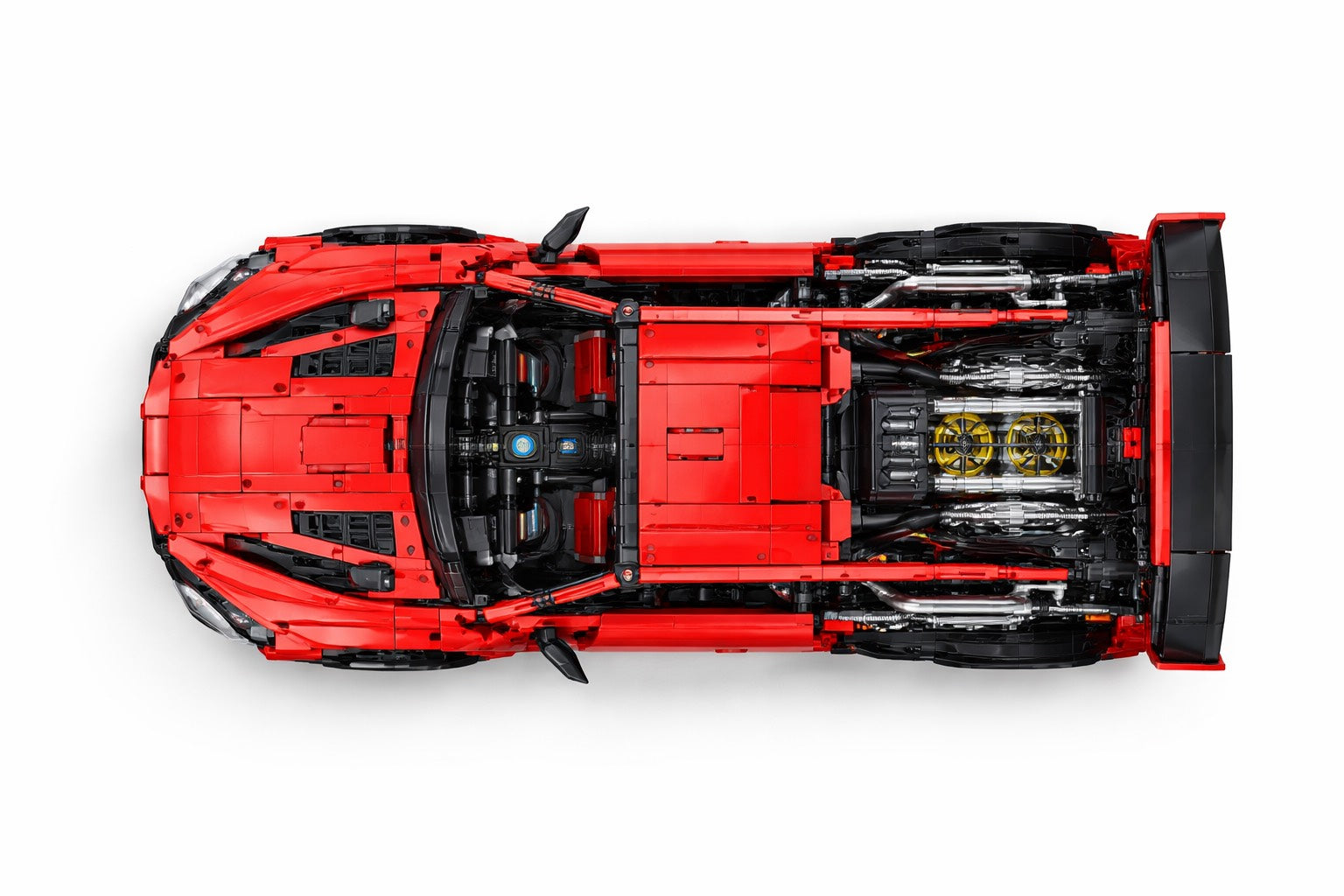 Supercar Pro lenktyninis automobilis – konstruktorius (2048 detalės)