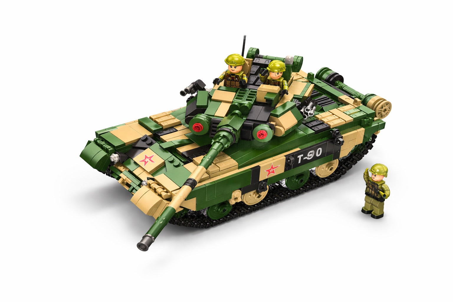 T-90 kovinis tankas – karinis techninis konstruktorius (1085 det.)