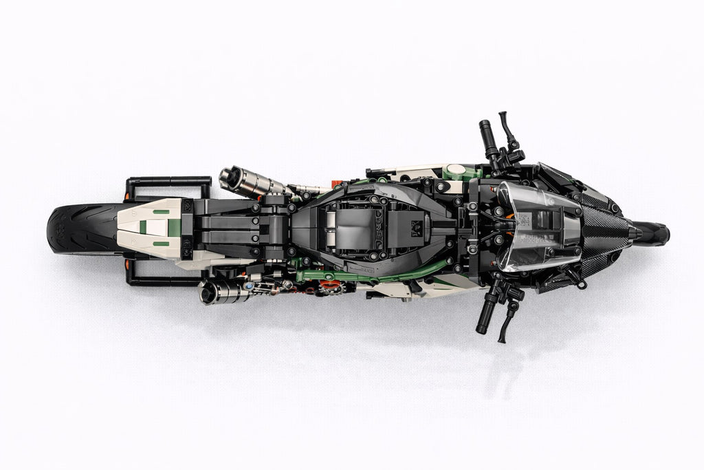 CHIC BLOCK Rapid sportinis motociklas – konstruktorius (858 detalės)