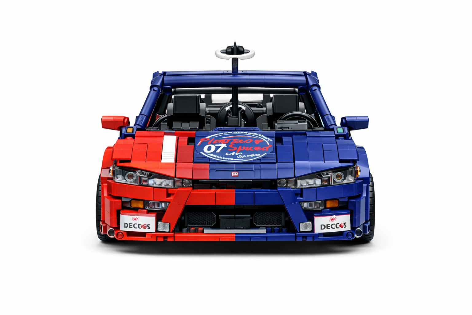 MecFactor „Extreme Tax Rally“ – didelis ralio automobilio konstruktorius vaikams (1304 detalės)