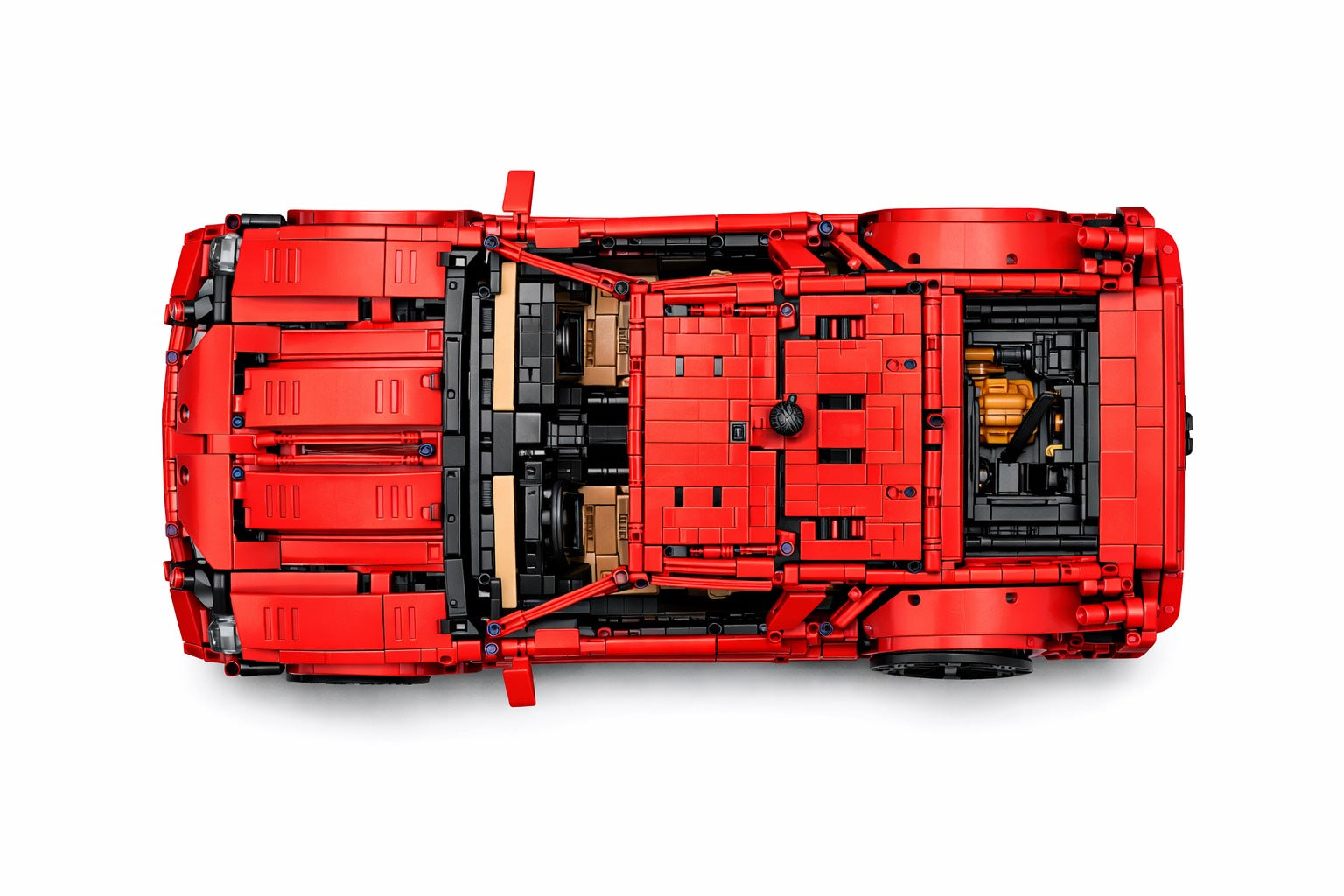 MecFactor „Red Fire“ – ryškus sportinio automobilio konstruktorius smalsiems vaikams (1441 det.)