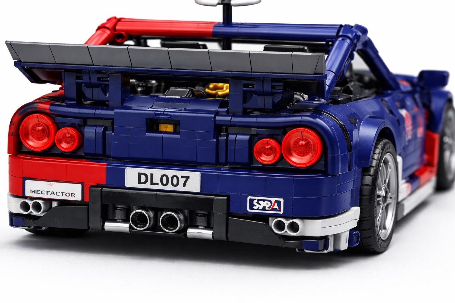 MecFactor „Extreme Tax Rally“ – didelis ralio automobilio konstruktorius vaikams (1304 detalės)