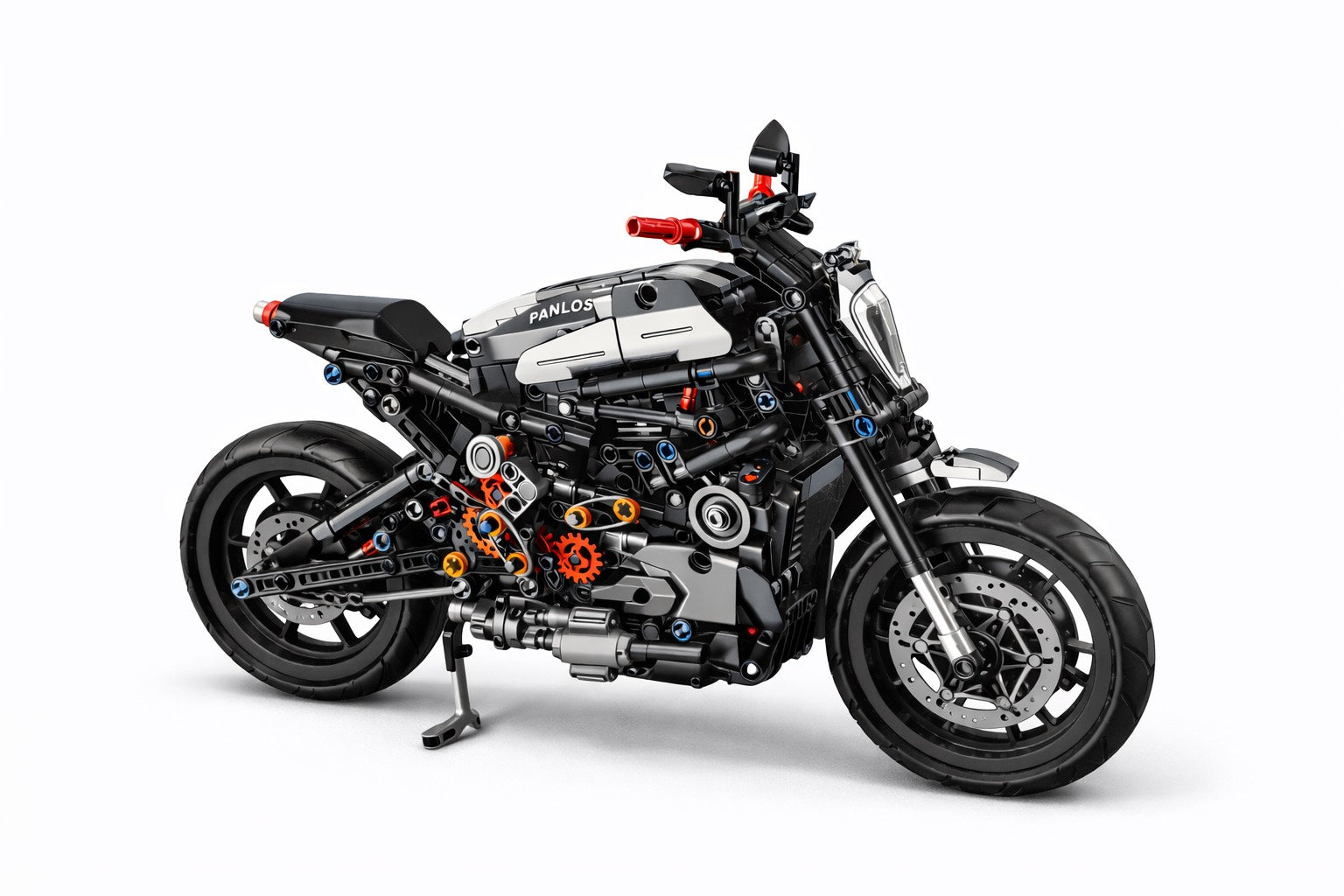 Sportinis motociklas „Rapid Motorbike“ – techninis konstruktorius (827 detalės)