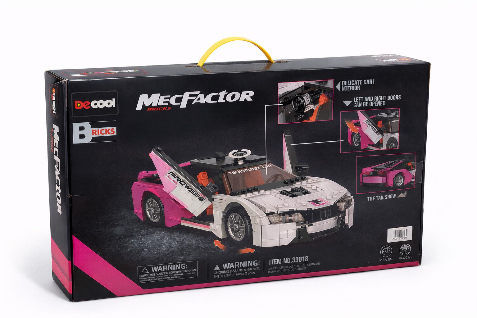 MecFactor Super Car sportinio automobilio konstruktorius, 1068 det.