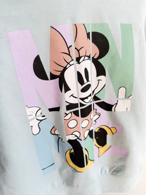 Unisex vaikiškas laisvalaikio komplektukas su Minnie - pastelinė mėtų spalva