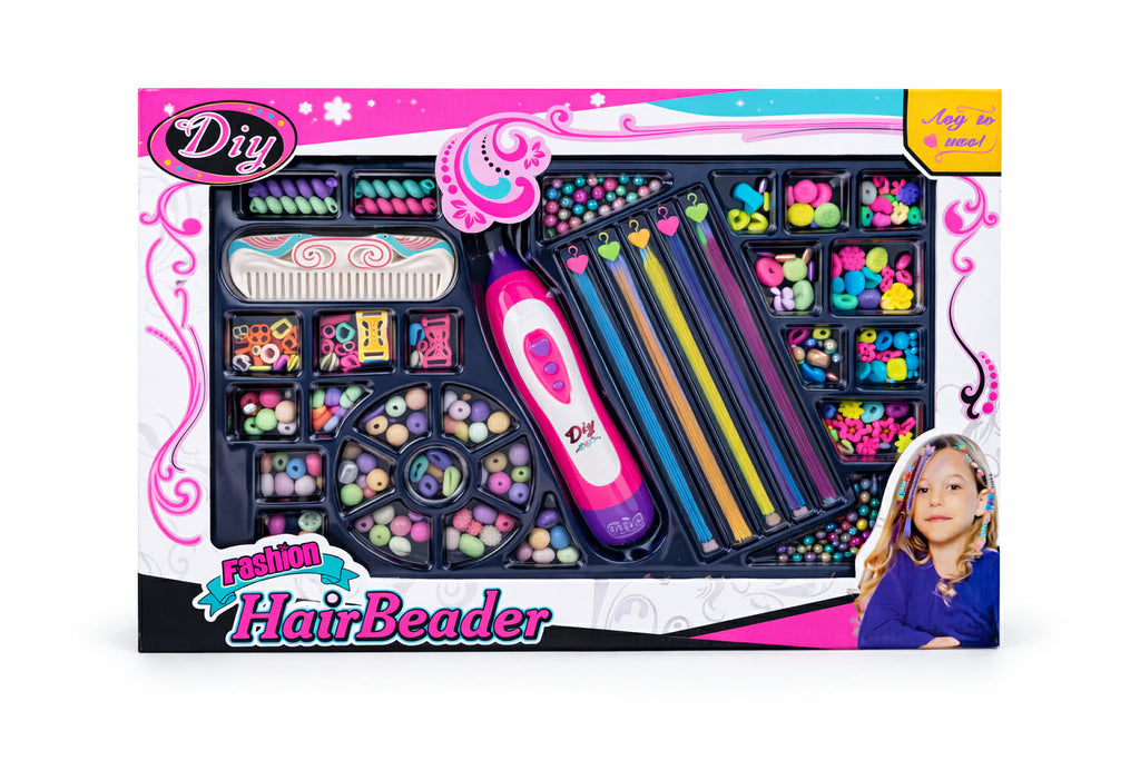 DIY Fashion Hair Beader – plaukų dekoravimo studija namuose
